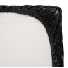 Fetish Collection Drap housse Vinyle Fitted Sheet 160 x 200 cm Noir